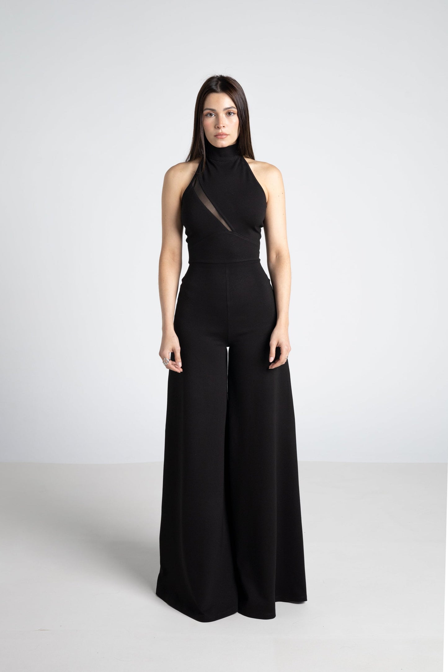 Itala Halter Rückenfreier Jumpsuit