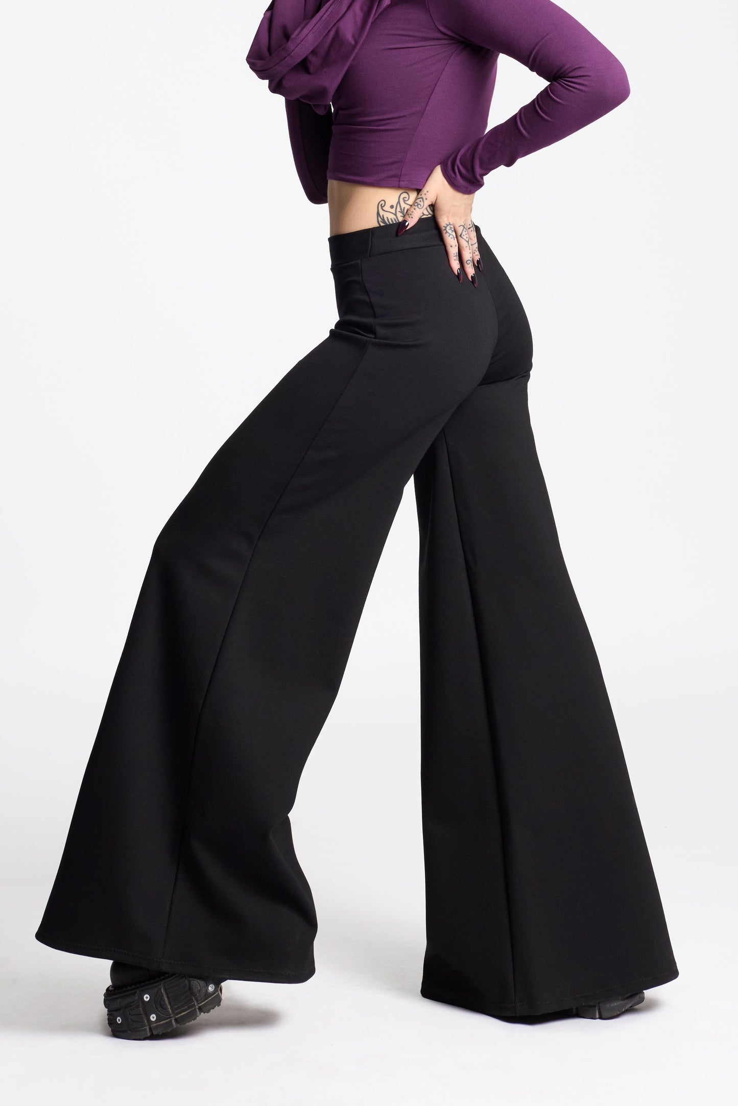 Maxi Weitbeinige Palazzo-Hosen