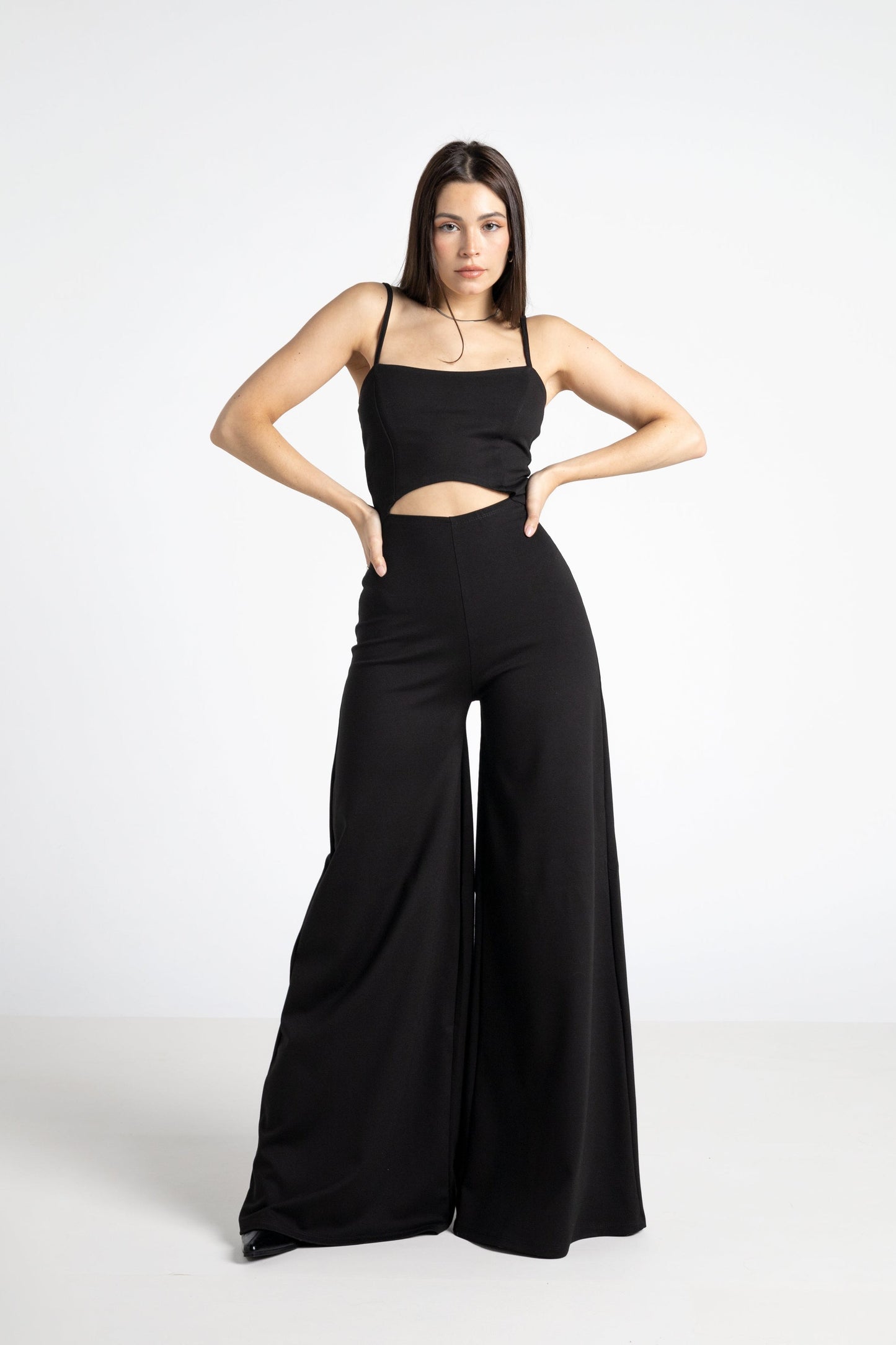 SET - GEMEINSAM KAUFEN UND SPAREN - Weit geschnittenes Jumpsuit + Bio-Baumwoll Shrug