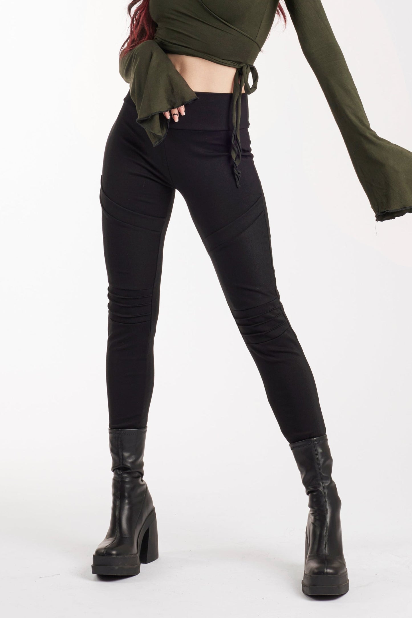 Steampunk Futuristische Stretch-Hosen